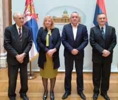 10 October 2019 MP Miodrag Linta and participants of the meeting